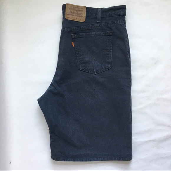 Vintage Levi’s 550 Orange Tab Relaxed Fit Jean Shorts 42 - Picture 15 of 17